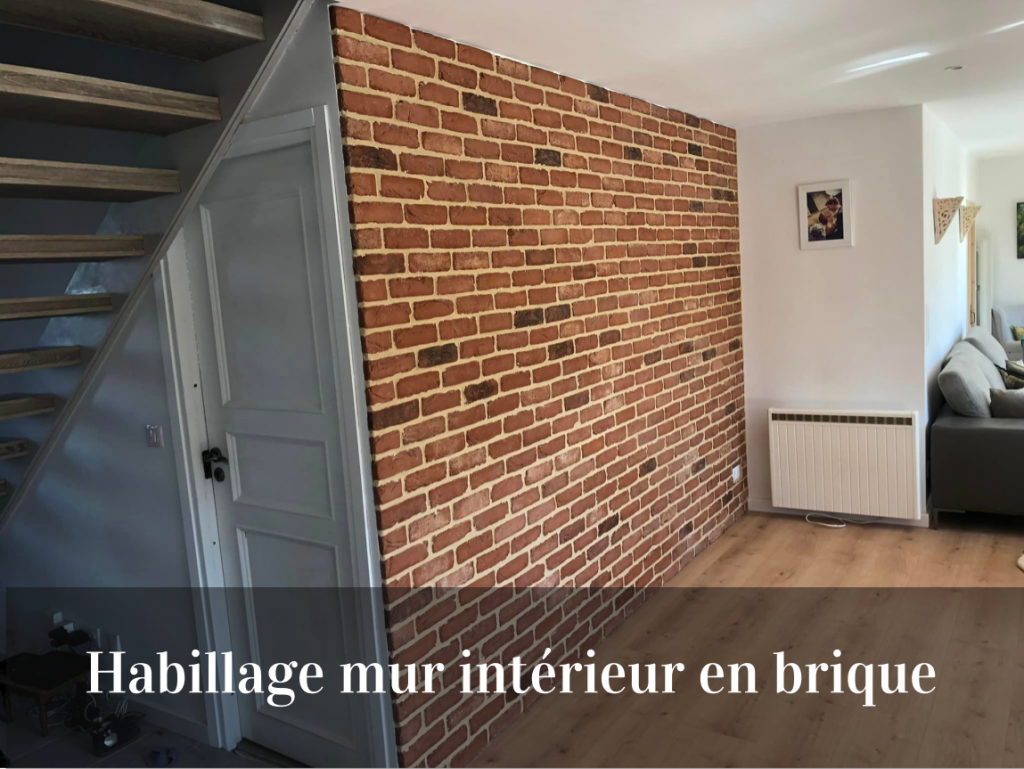 Maçon Valenciennes - Un mur en brique en intérieur d'une maison